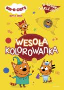 Okadka ksizki - Kot-o-ciaki. Wesoa kolorowanka z naklejkami