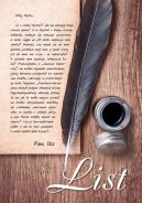 Ok�adka - List