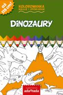 Okadka -  Dinozaury Kolorowanka. Maluj i opowiadam