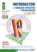 Okadka ksizki - Informator o szkoach wyszych i policealnych 2008/2009