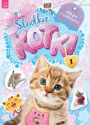 Okładka ksiązki - Słodkie kotki. Album z naklejkami