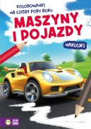 Okadka ksizki - Kolorowanki na cztery pory roku. Maszyny i pojazdy