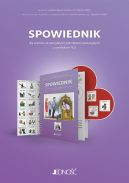 Okładka ksiązki - Spowiednik dla uczniów ze specjalnymi potrzebami edukacyjnymi z symbolami PCS