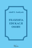 Okadka - Filozofia edukacji osoby