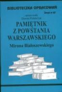 Okadka - Biblioteczka Opracowa Pamitnik z Powstania Warszawskiego Mirona Biaoszewskiego