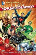 Okadka ksizki - Pocztek. Liga Sprawiedliwoci, tom 1. DC Comics