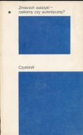 Okadka ksizki - Zmierzch estetyki - rzekomy czy autentyczny? 