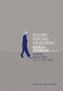 Okładka - Dzieła zebrane tom 9. Dziennik pisany nocą vol. 3. 1993-2000