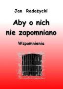 Ok�adka - Aby o nich nie zapomniano. Wspomnienia