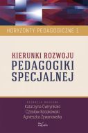 Okadka ksiki - Kierunki rozwoju PEDAGOGIKI SPECJALNEJ. Horyzonty Pedagogiczne. Tom 1