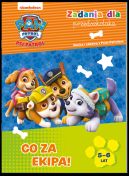Okadka ksizki - Psi Patrol. Zadania dla przedszkolaka. Co za ekipa