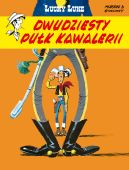 Okadka ksizki - Lucky Luke. Dwudziesty puk kawalerii