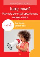 Okadka ksizki - Lubi mwi. Materiay do terapii opnionego rozwoju mowy. Cz 4. Etap bardzo prostych zda