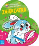 Okadka ksizki - Zwierztka. Pierwsza kolorowanka z krliczkiem