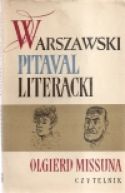 Okadka - Warszawski pitaval literacki