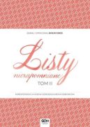 Okadka ksizki - Listy niezapomniane. Tom II 