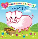 Okadka - Kolorowanka z brokatem. Zwierzta
