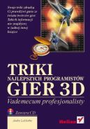 Ok�adka - Triki najlepszych programist�w gier 3D. Vademecum profesjonalisty