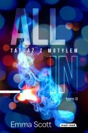 Okładka - All in. Tatuaż z motylem