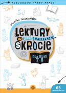 Ok�adka - Lektury w teleGRAFICZNYM skr�cie dla klas 7-8. Rysunkowe karty pracy