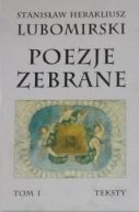 Okładka - Poezje zebrane. T. 1 (Poezje postu świętego)