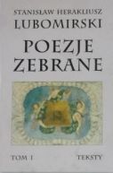 Okadka ksizki - Poezje zebrane. T. 1 (Poezje postu witego)