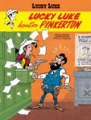 Okładka książki - Lucky Luke kontra Pinkerton