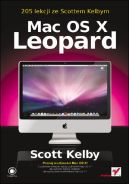 Ok�adka ksi�zki - Mac OS X Leopard. 205 lekcji ze Scottem Kelbym