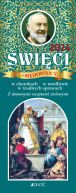 Okładka - Święci orędownicy w chorobach, w modlitwie, w trudnych sprawach. Z domowymi receptami ziołowymi (kalendarz tygodniowy  zdzierak)