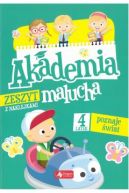 Okadka ksizki - Akademia malucha. 4-latek poznaje wiat