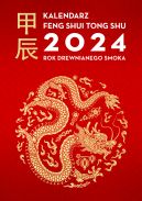 Okadka - Kalendarz Feng Shui Tong Shu 2024. Rok Drewnianego Smoka