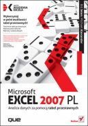 Okadka - Microsoft Excel 2007 PL. Analiza danych za pomoc tabel przestawnych. Akademia Excela
