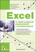 Okadka ksizki - Excel w obliczeniach naukowych i technicznych