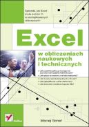Okładka ksiązki - Excel w obliczeniach naukowych i technicznych