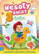 Okadka ksizki - Wesoy wiat 3-latka. Zabawa z naklejkami