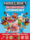 Ok�adka ksi�zki - Minecraft Naklejkowa przygoda. Czerwienit