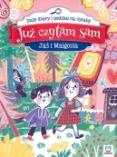 Okadka ksizki - Ju czytam sam. Ja i Magosia. Due litery i podzia na sylaby