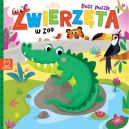 Okadka ksizki - Zwierzta w zoo. Due puzzle