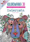 Ok�adka ksi�zki - Kolorowanka 3D Zwierz�ta