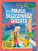Okładka - Parasol deszczowego skrzata. Duże litery. Opowiadania do nauki czytania