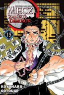 Okładka - MIECZ ZABÓJCY DEMONÓW - KIMETSU NO YAIBA: TOM 15