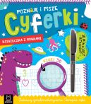 Ok�adka - Poznaj� i pisz� cyferki. Ksi��ka z rowkami. Znikaj�cy atrament. Wzory 3D. Zabawy grafomotoryczne. Terapia r�ki