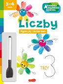 Okładka - Liczby. Akademia mądrego dziecka. Rysuję i ścieram