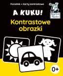 Okadka ksizki - A kuku! Kontrastowe obrazki (Poradnik + karty obrazkowe). Kapitan Nauka