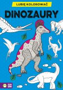 Okadka ksizki - Lubi kolorowa. Dinozaury