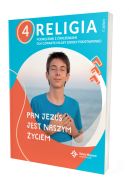 Okładka - Religia sp. kl.4 podręcznik z ćwiczeniami cz.2 - Pan Jezus jest naszym życiem