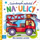 Okadka ksizki - Czarodziejski pdzelek. Na ulicy. Malowanka wodna