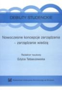 Ok�adka - Nowoczesne koncepcje zarz�dzania - zarz�dzanie wiedz� 