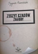 Ok�adka - Zeszyt czas�w �a�oby