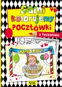 Ok�adka - Sami kolorujemy poczt�wki  z �yczeniami